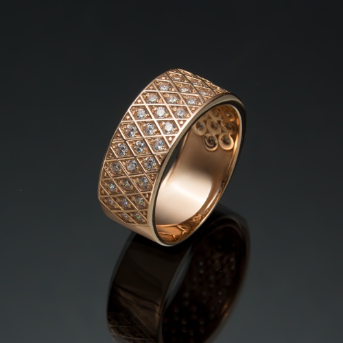 Кольцо с россыпью камней к108 от ювелирной фирмы "Стиль" по цене 2020.5 руб.