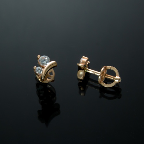 Серьги пусеты с75 от ювелирной фирмы "Стиль" по цене 517 руб.