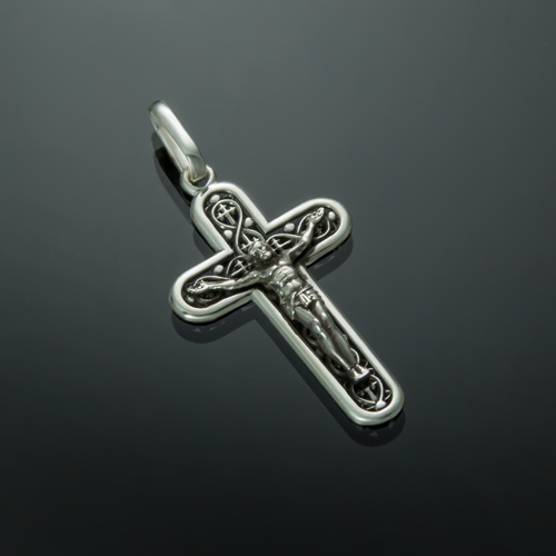 Серебряный крестик 3052 от ювелирной фирмы "Стиль" по цене 70 руб.