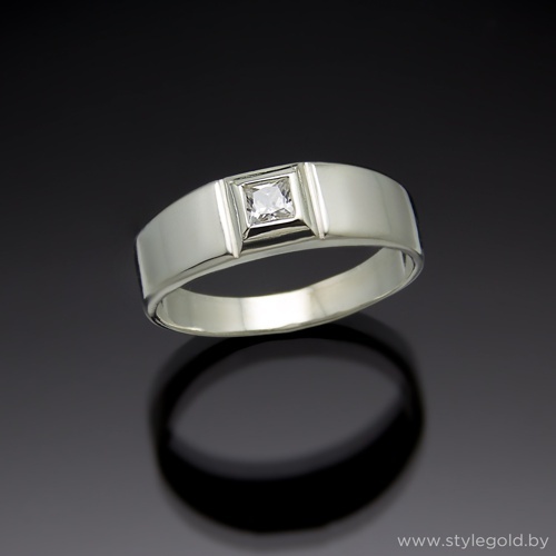 Серебряное мужское кольцо. 1014 от ювелирной фирмы "Стиль" по цене 155 руб.