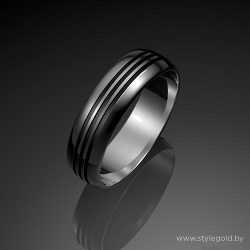 Обручальное кольцо из серебра 1028 от ювелирной фирмы "Стиль" по цене 135 руб.