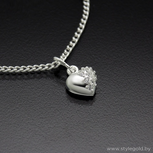 Кулон "сердце" 3002 от ювелирной фирмы "Стиль" по цене 40 руб.
