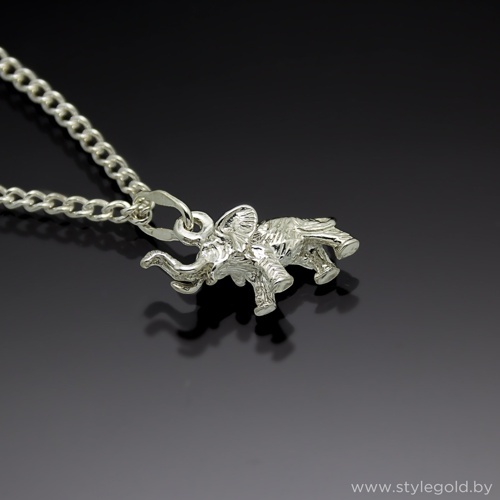 Подвеска для цепочек и браслетов слоник 3012 от ювелирной фирмы "Стиль" по цене 70 руб.