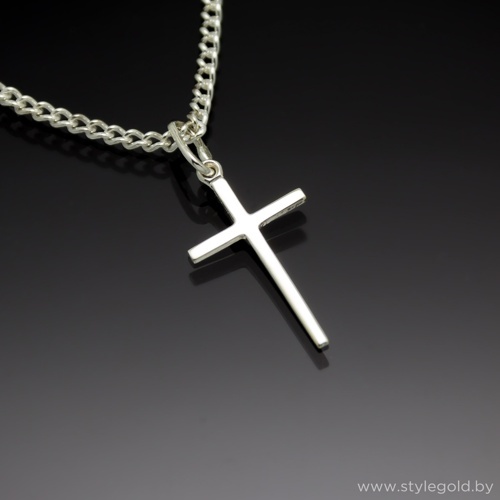 Маленький прямой крестик 3014 от ювелирной фирмы "Стиль" по цене 23 руб.