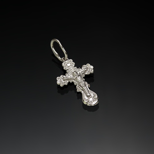 Маленький серебряный крестик 3048 от ювелирной фирмы "Стиль" по цене 38 руб.