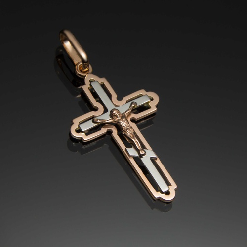 Позолоченный крестик 3044 от ювелирной фирмы "Стиль" по цене 65 руб.