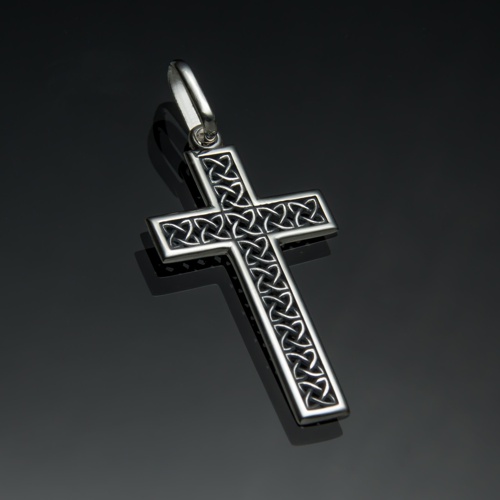 Крестик с кельтским рисунком 3053/1 от ювелирной фирмы "Стиль" по цене 62.5 руб.