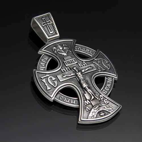 Православный серебряный крест 3056 от ювелирной фирмы "Стиль" по цене 380 руб.