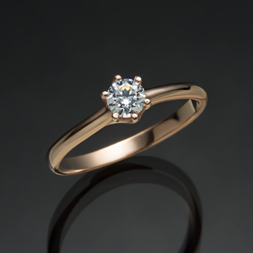 Кольцо с камнем для предложения. к105 от ювелирной фирмы "Стиль" по цене 941.5 руб.