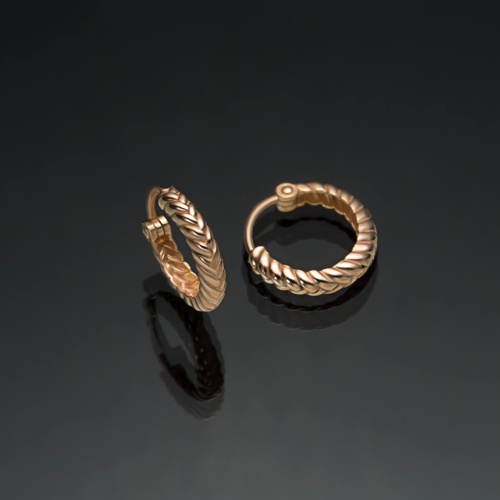 Сережки колечки. с71 от ювелирной фирмы "Стиль" по цене 510.5 руб.