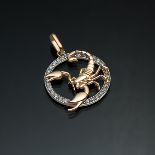 Подвеска скорпион.  от ювелирной фирмы "Стиль"