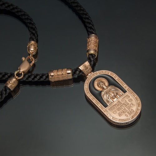 Подвеска  с образом святого Сергия Радонежского Уникальный дизайн. от ювелирной фирмы "Стиль"