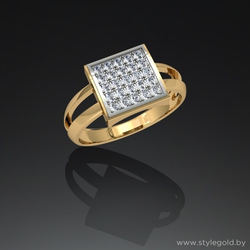 Кольцо к18 от ювелирной фирмы "Стиль" по цене 1064.5 руб.
