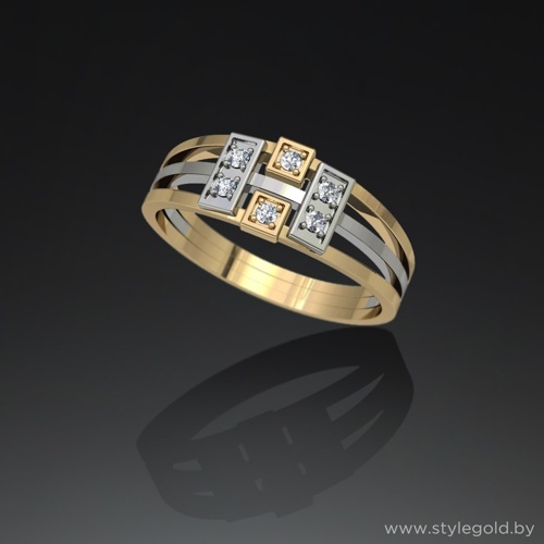 Кольцо к48 от ювелирной фирмы "Стиль" по цене 1012.5 руб.