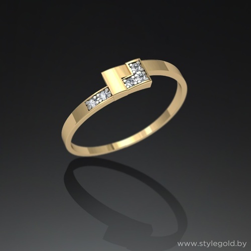 Кольцо к54 от ювелирной фирмы "Стиль" по цене 573 руб.