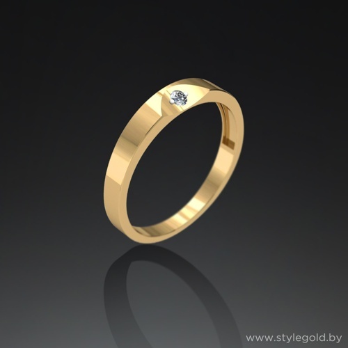 Кольцо с бриллиантом к57 от ювелирной фирмы "Стиль" по цене 1215.5 руб.