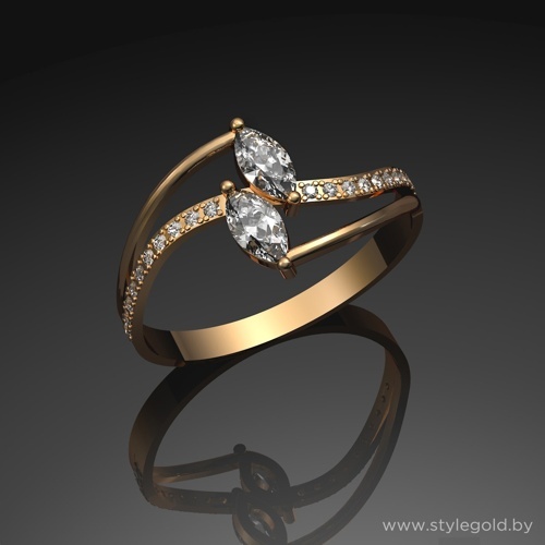 Кольцо к65 от ювелирной фирмы "Стиль" по цене 688 руб.