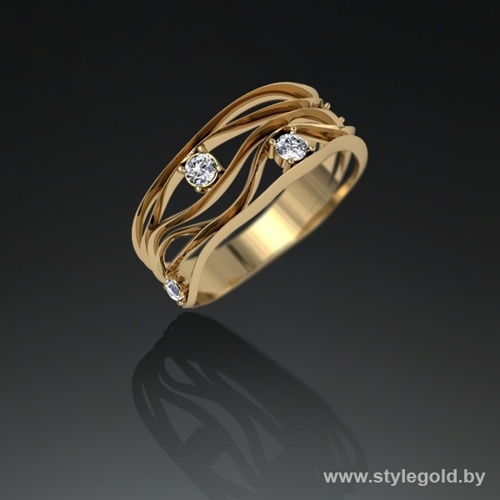 Кольцо к75 от ювелирной фирмы "Стиль" по цене 1476.5 руб.