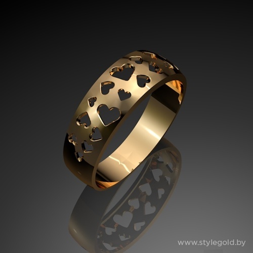 Кольцо к76 от ювелирной фирмы "Стиль" по цене 931.5 руб.