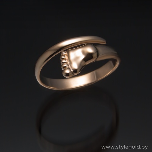 Кольцо  "Ножка младенца" к90 от ювелирной фирмы "Стиль" по цене 1003 руб.
