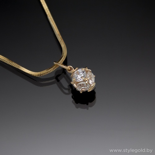 Подвеска "Шарик из камней" кн33 от ювелирной фирмы "Стиль" по цене 385 руб.