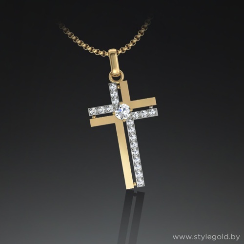 Крест кн55 от ювелирной фирмы "Стиль" по цене 845.5 руб.