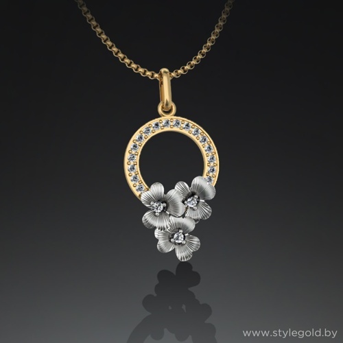 Кулон кн62 от ювелирной фирмы "Стиль" по цене 961.5 руб.