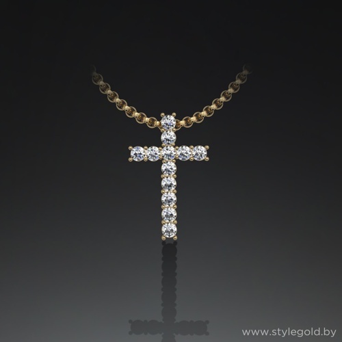 Крестик кн63 от ювелирной фирмы "Стиль" по цене 260 руб.