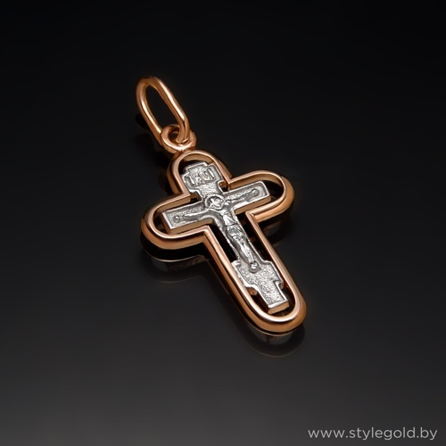 Крестик кн75 от ювелирной фирмы "Стиль" по цене 448.5 руб.