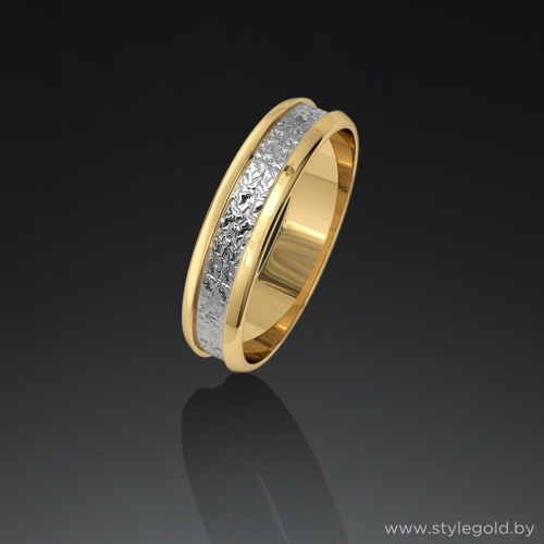 Современные обручальные кольца ко06 от ювелирной фирмы "Стиль" по цене 919 руб.