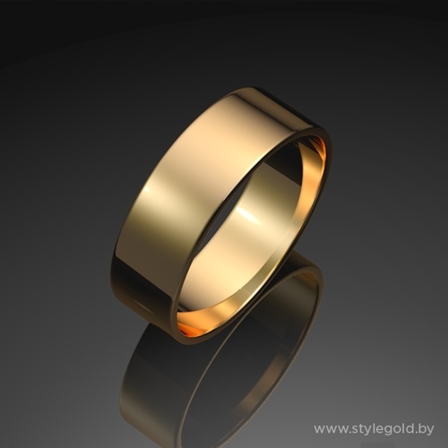 Обручальное кольцо "Американка" ко15-6 от ювелирной фирмы "Стиль" по цене 1128.5 руб.