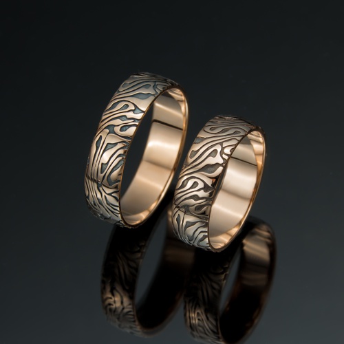 Обручальные кольца с рутениевым покрытием ko30Р от ювелирной фирмы "Стиль" по цене 1369 руб.