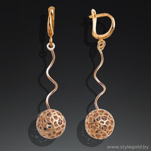 Серьги с21 от ювелирной фирмы "Стиль" по цене 1991 руб.