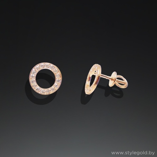 Серьги с28 от ювелирной фирмы "Стиль" по цене 761 руб.