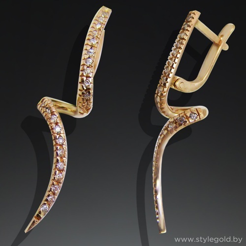 Серьги с30 от ювелирной фирмы "Стиль" по цене 1588 руб.