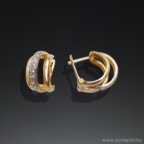 Серьги с31 от ювелирной фирмы "Стиль" по цене 1374 руб.