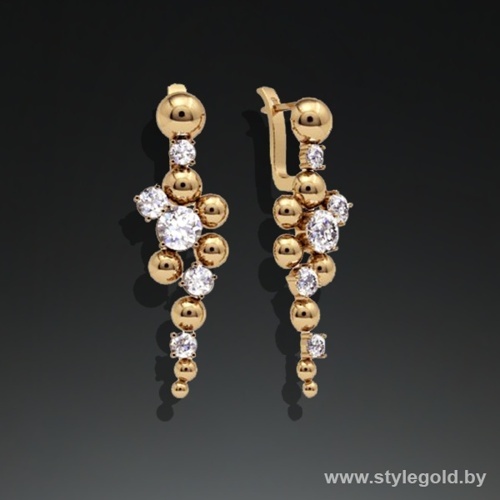 Серьги с37 от ювелирной фирмы "Стиль" по цене 1560 руб.