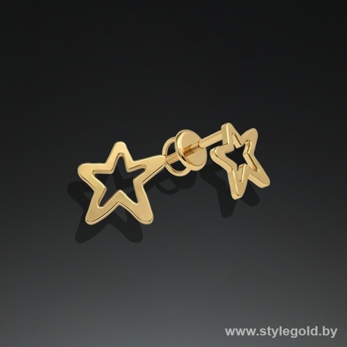 Серьги с38 от ювелирной фирмы "Стиль" по цене 418 руб.