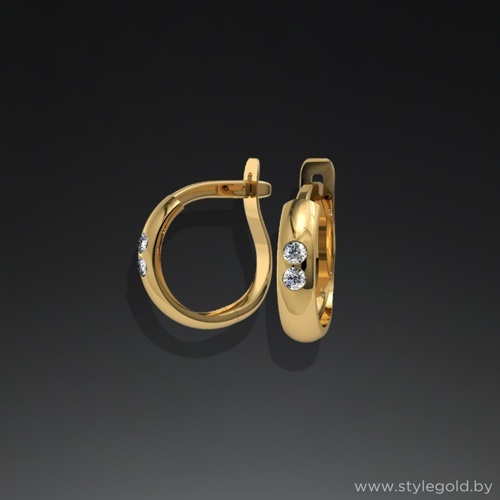 Серьги с41 от ювелирной фирмы "Стиль" по цене 601 руб.