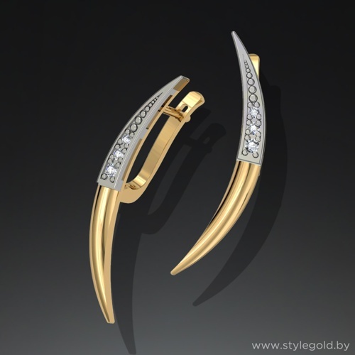 Серьги с52 от ювелирной фирмы "Стиль" по цене 1167.5 руб.