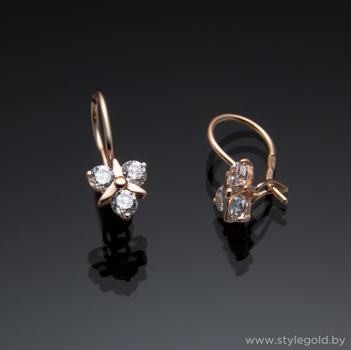 Серьги с63 от ювелирной фирмы "Стиль" по цене 606 руб.