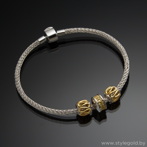 Браслет с шармами Набор 5 от ювелирной фирмы "Стиль"