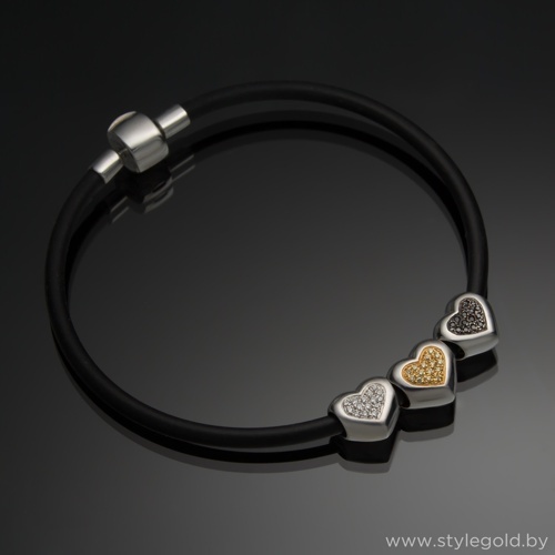 Браслет с шармами Набор 8 от ювелирной фирмы "Стиль"