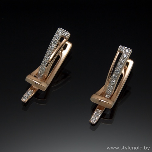 Серьги ст08 от ювелирной фирмы "Стиль" по цене 1597.5 руб.