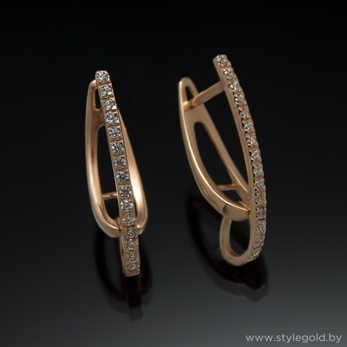 Серьги ст09 от ювелирной фирмы "Стиль" по цене 1463.5 руб.