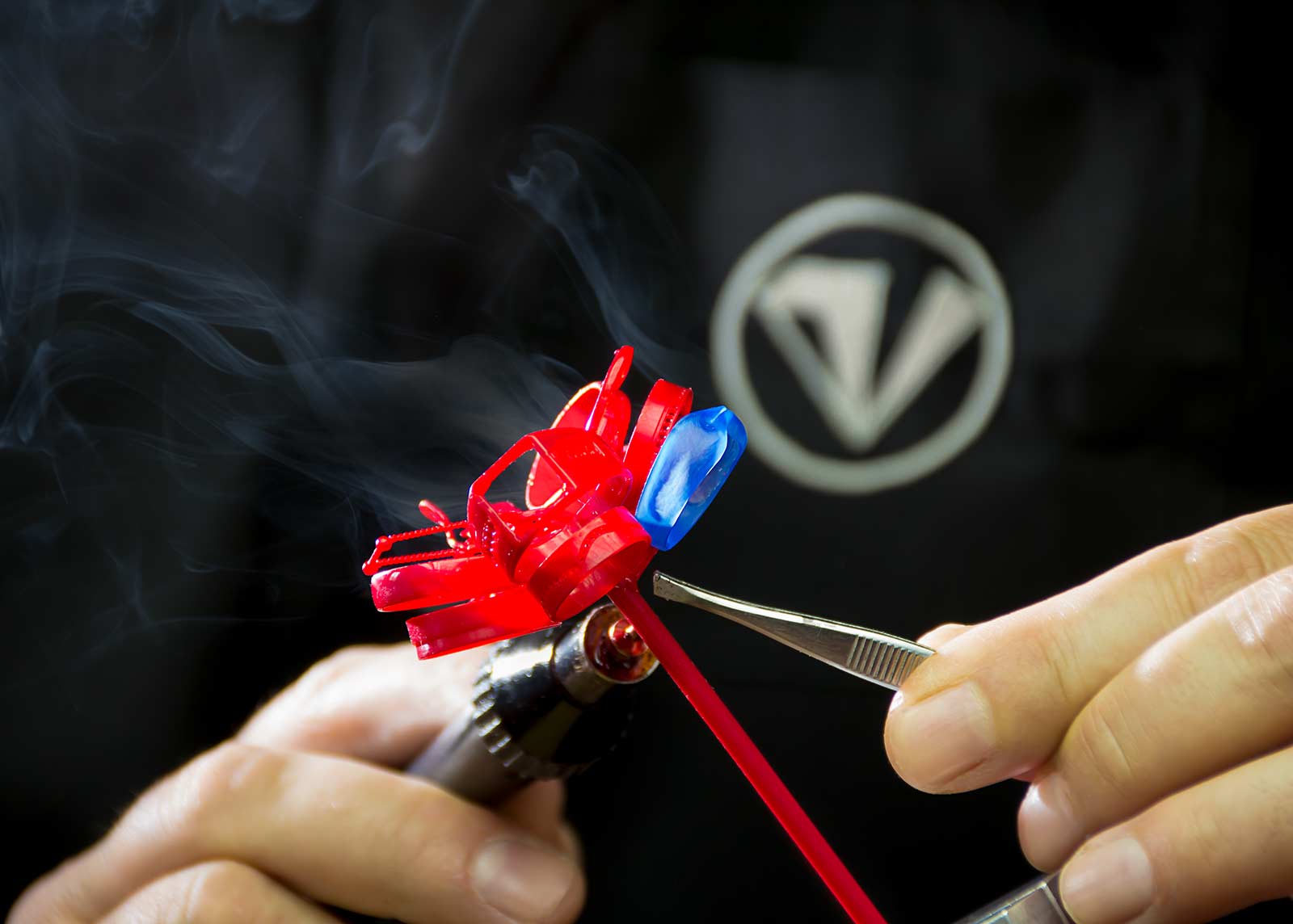 Из восковых моделей паяется дерево с деталями будущих ювелирных украшений